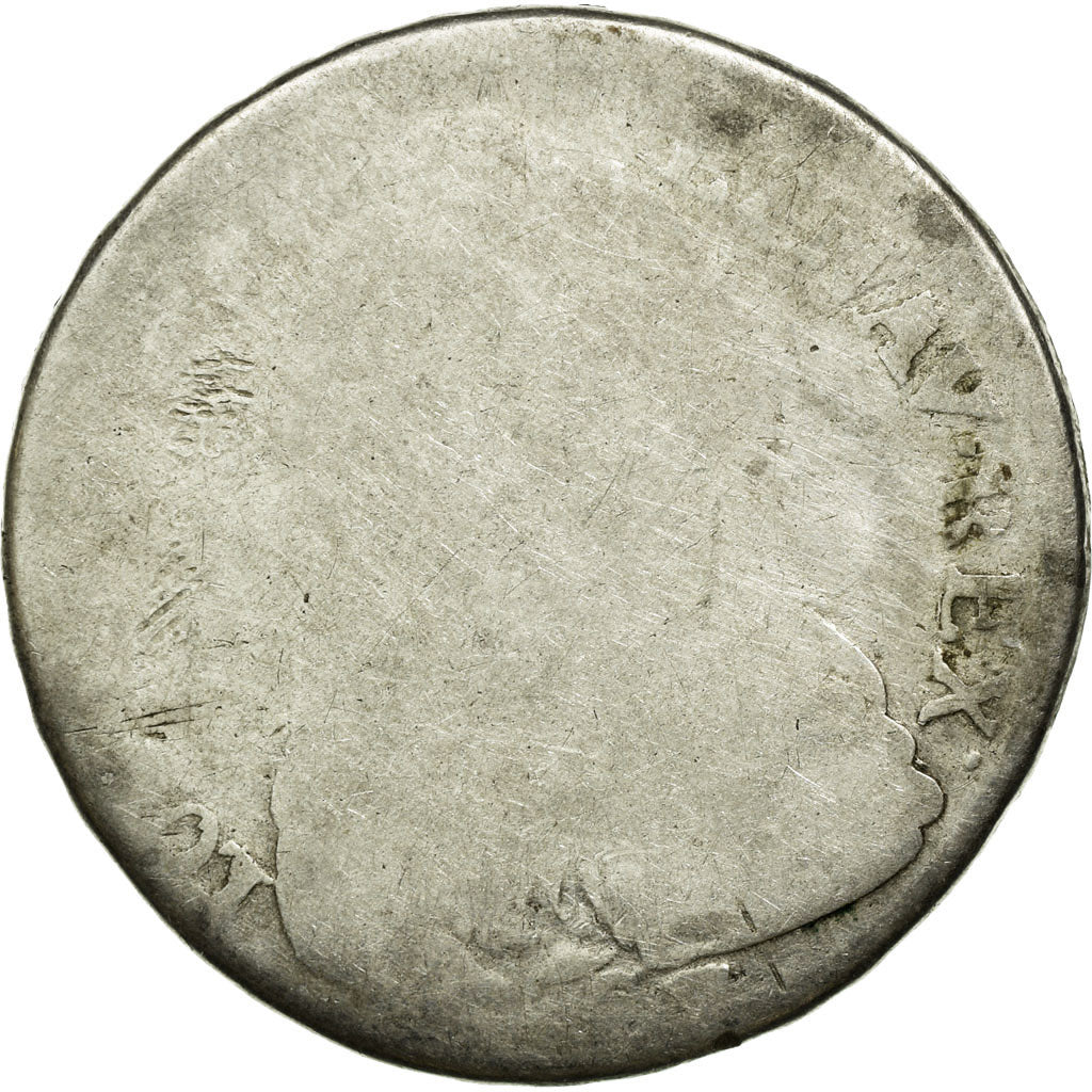 Coin, France, Louis XV, 1/2 Écu aux branches d'olivier, 1/2 ECU, 44 Sols, 1729