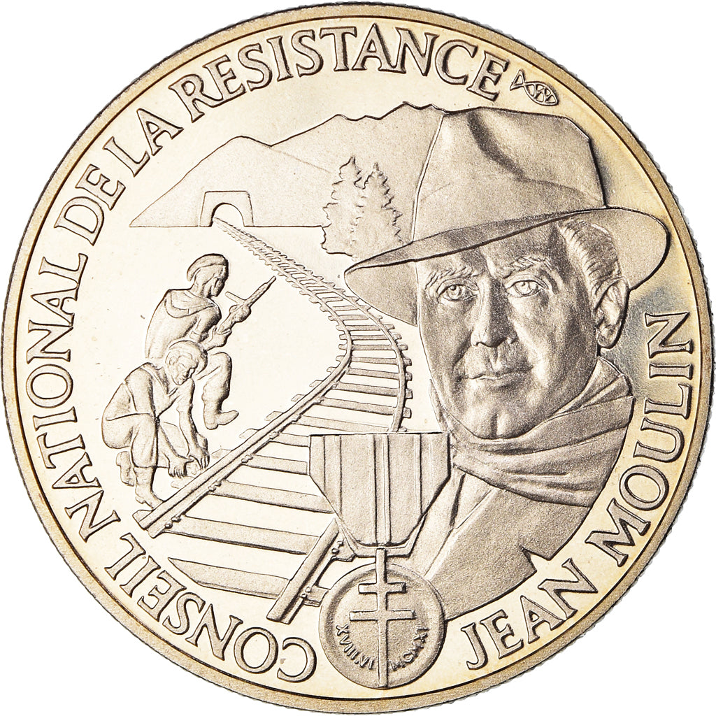 France, Medal, Conseil de la Résistance, Jean Moulin, WAR, 1939-1945, MS(64)