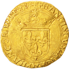 France, François Ier, Ecu d'or, Lyon, TTB, Or, Duplessy:775var