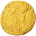 France, François Ier, Ecu d'or, Lyon, TTB, Or, Duplessy:775var