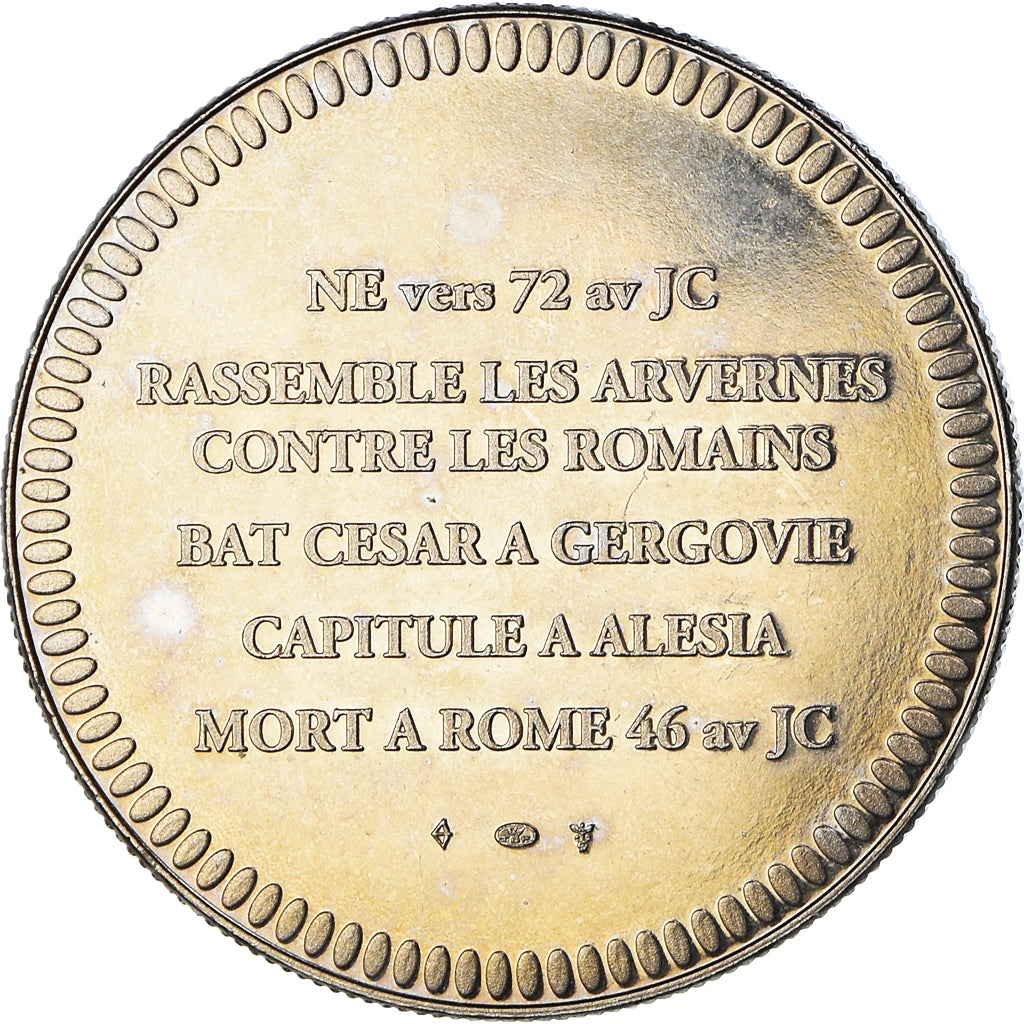 Francia, medaglia, Vercingetorix, Chef Gaulois, History, FDC, Nichel