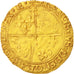 France, François Ier, Ecu d'or du Dauphiné, Romans, TTB, Or, Duplessy:782