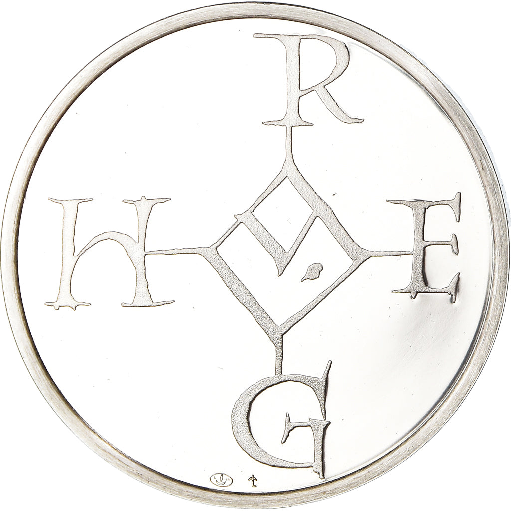Francia, medalla, Roi de France, Hugues Capet, History, FDC, Plata