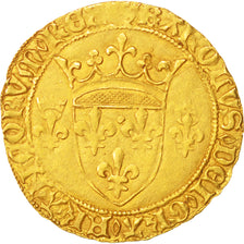 Monnaie, France, Charles VII, Écu d'or, Ecu d'or, Paris, Paris, TTB, Or