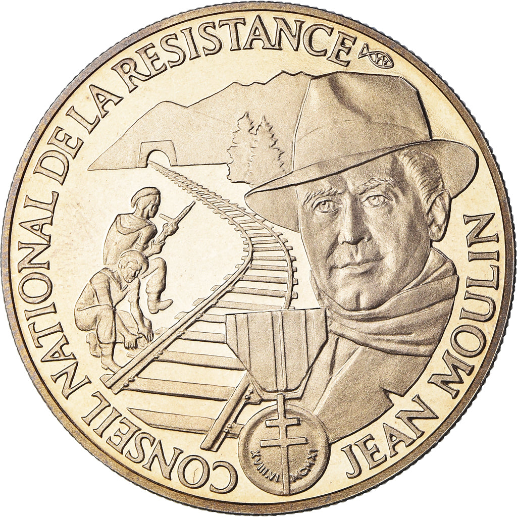 France, Medal, Conseil de la Résistance, Jean Moulin, WAR, 1939-1945