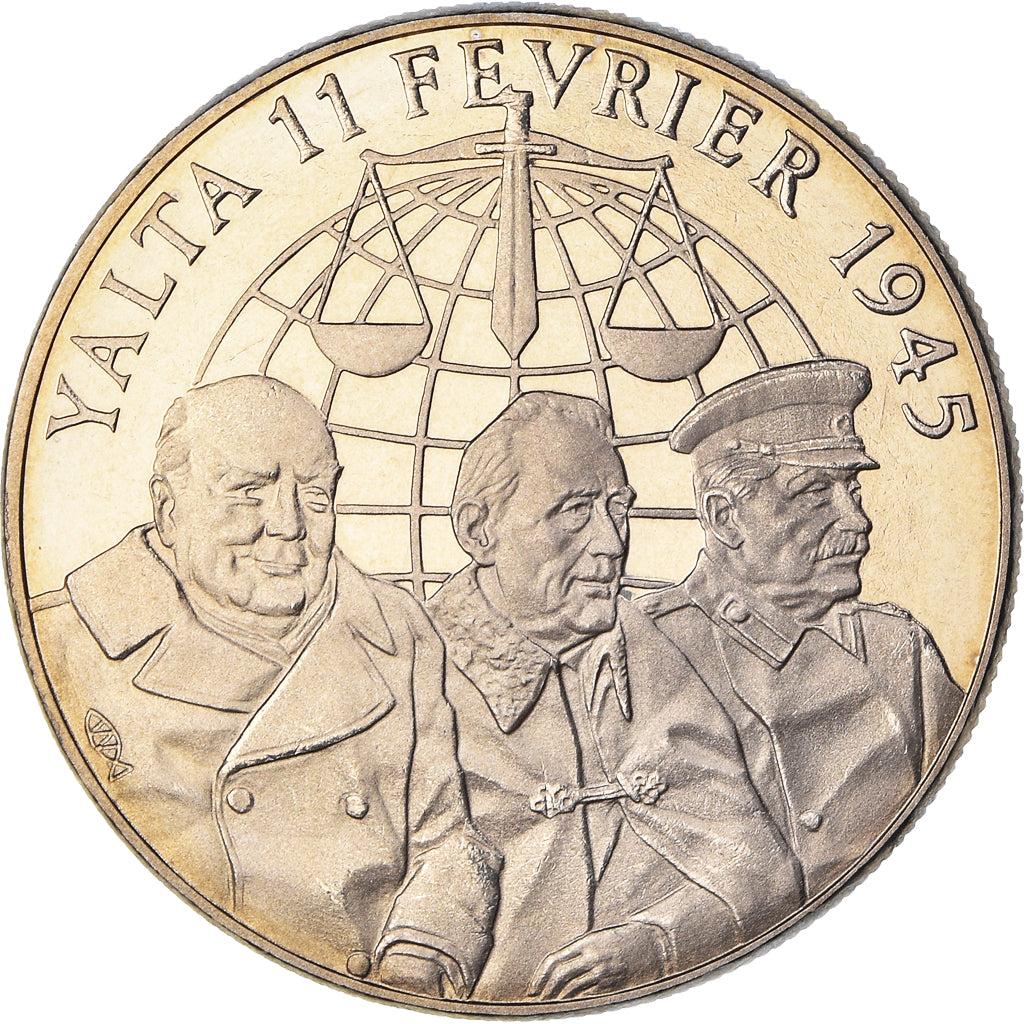 Francia, medalla, Les Accord de Yalta, 11 Février 1945, WAR, 1939-1945, FDC