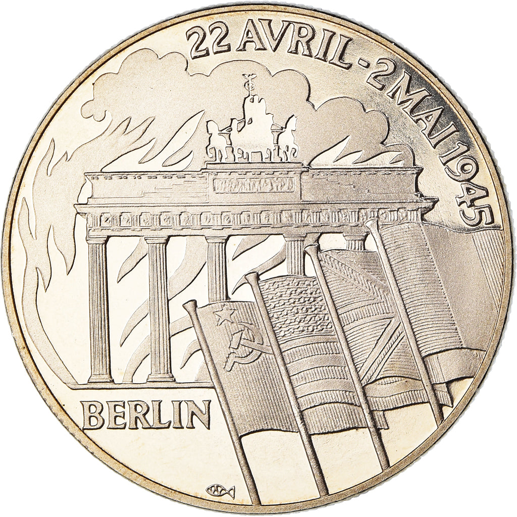 France, Medal, Seconde Guerre Mondiale, Berlin, 1945, WAR, 1939-1945, MS(65-70)
