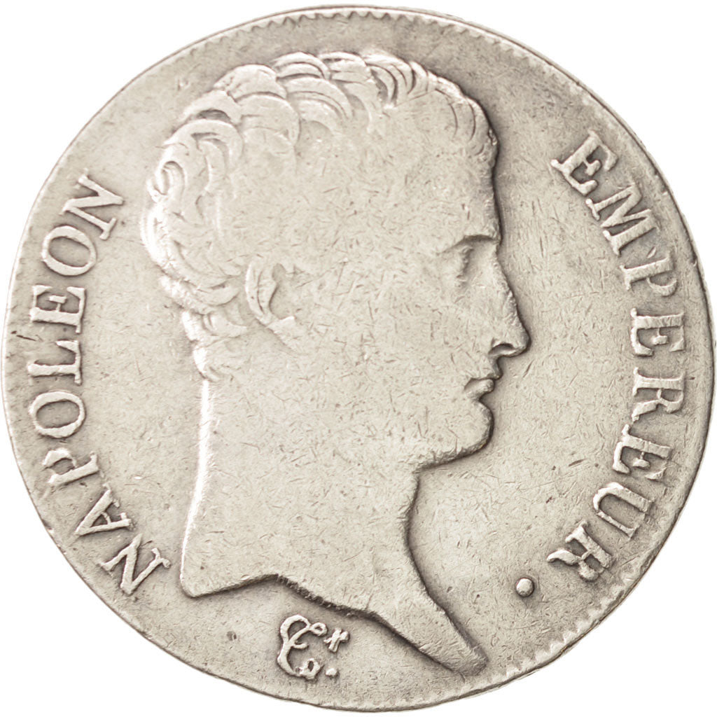 France, Napoléon I, 5 Francs, 1805, Toulouse, TB, Argent, KM:662.10, Gadoury 580