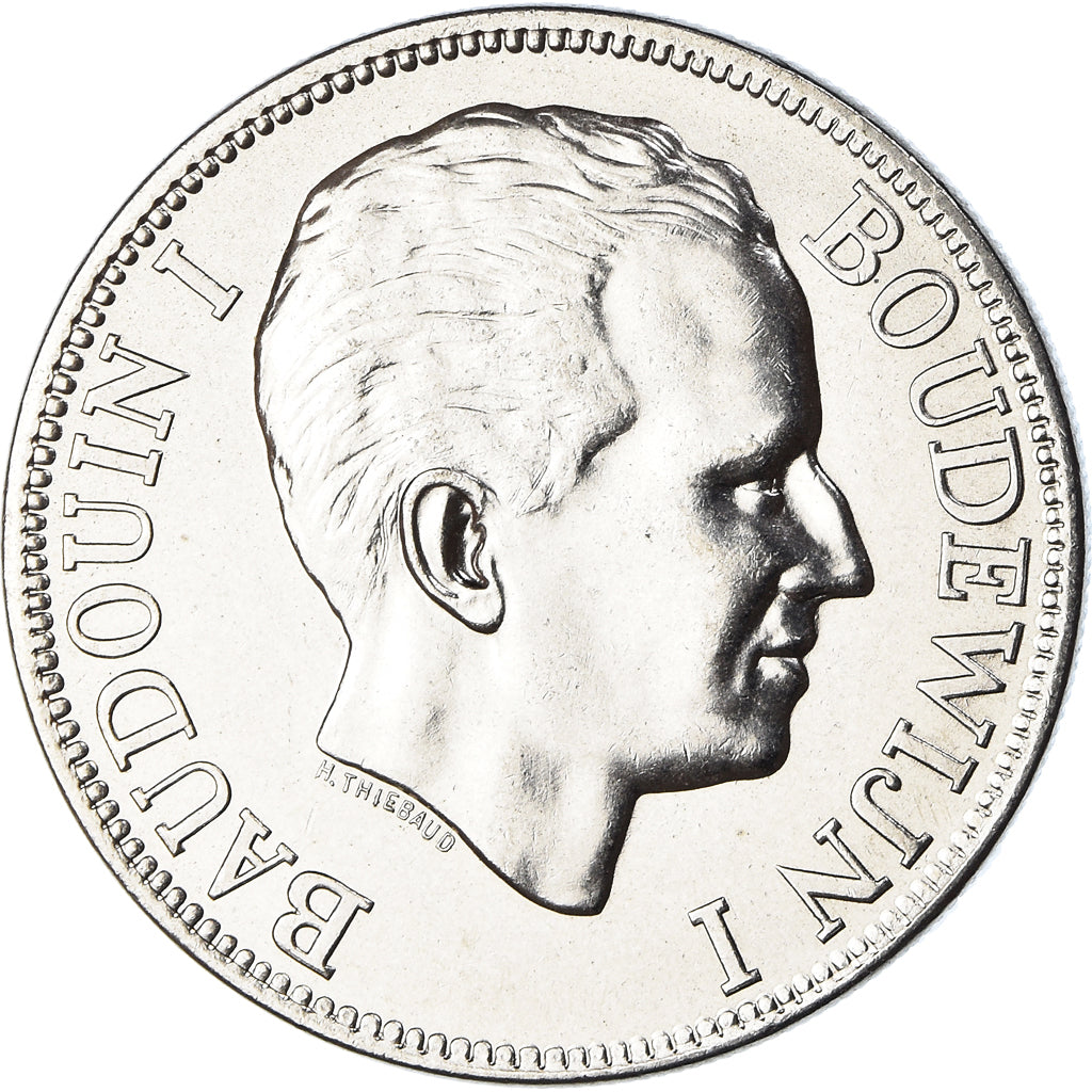 Belgium, Medal, Le roi Baudouin Ier, Politics, MS(65-70), Copper-nickel