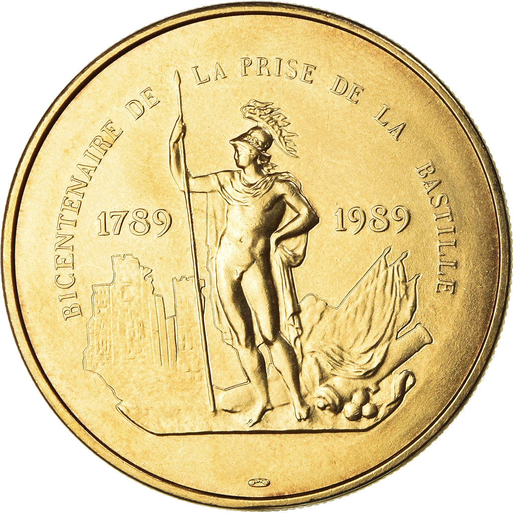 Francia, medaglia, Bicentenaire de la Révolution Française, History, SPL+