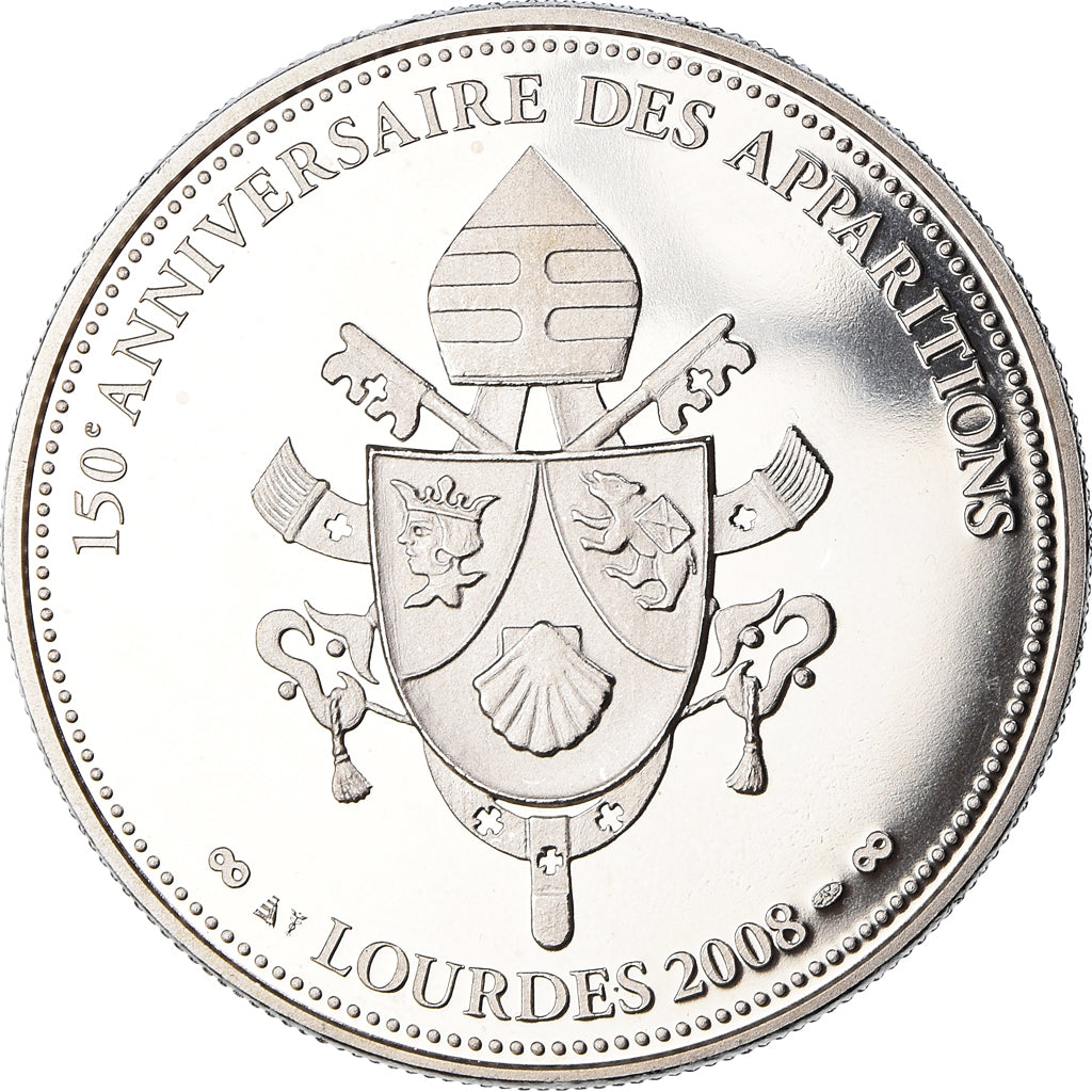 Vatikan, Medaille, 150ème Anniversaire des Apparitions, Lourdes 2008, Religions