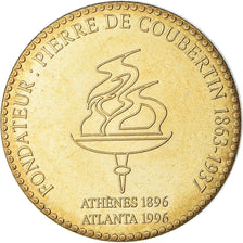 Francia, medaglia, 100ème Anniversaire des Jeux Olympiques, P. de Coubertin
