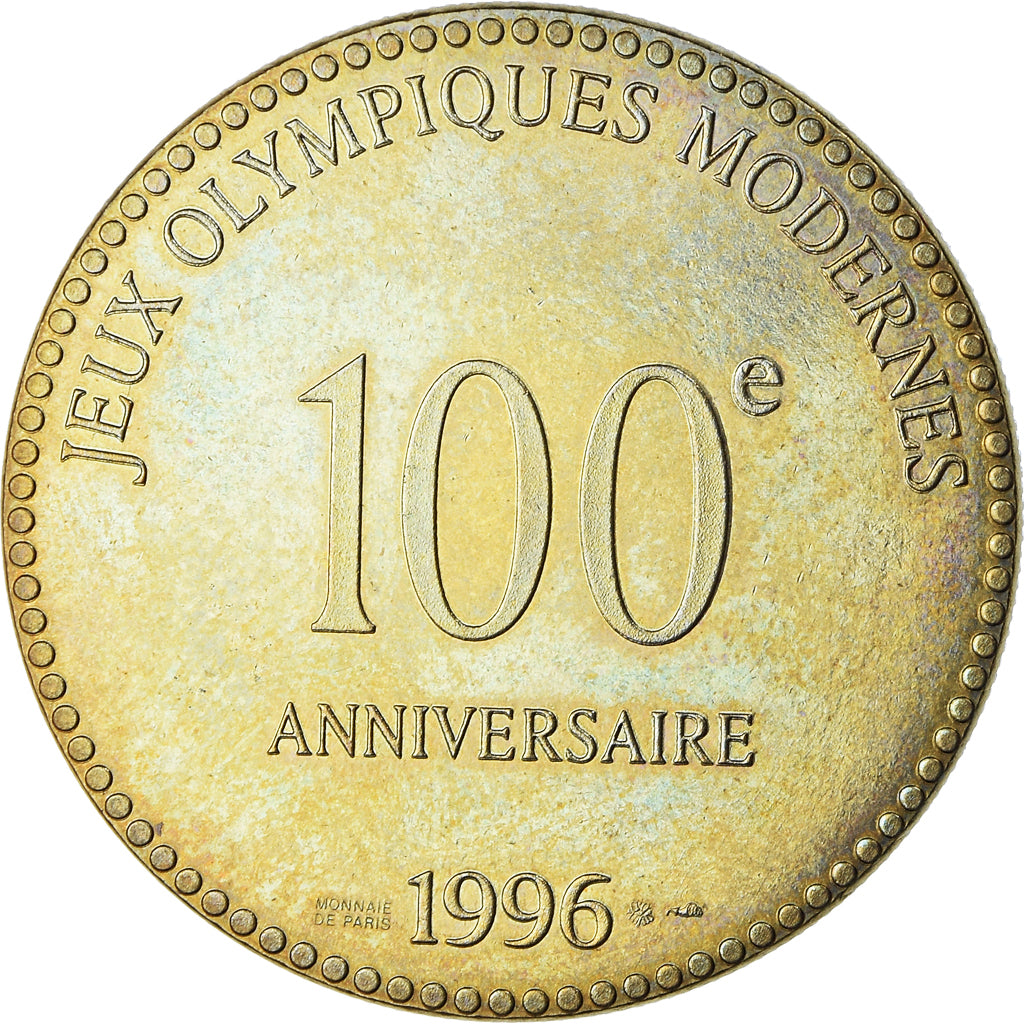 Francia, medaglia, 100ème Anniversaire des Jeux Olympiques, P. de Coubertin