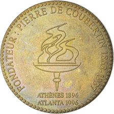 Frankreich, Medaille, 100ème Anniversaire des Jeux Olympiques, P. de Coubertin