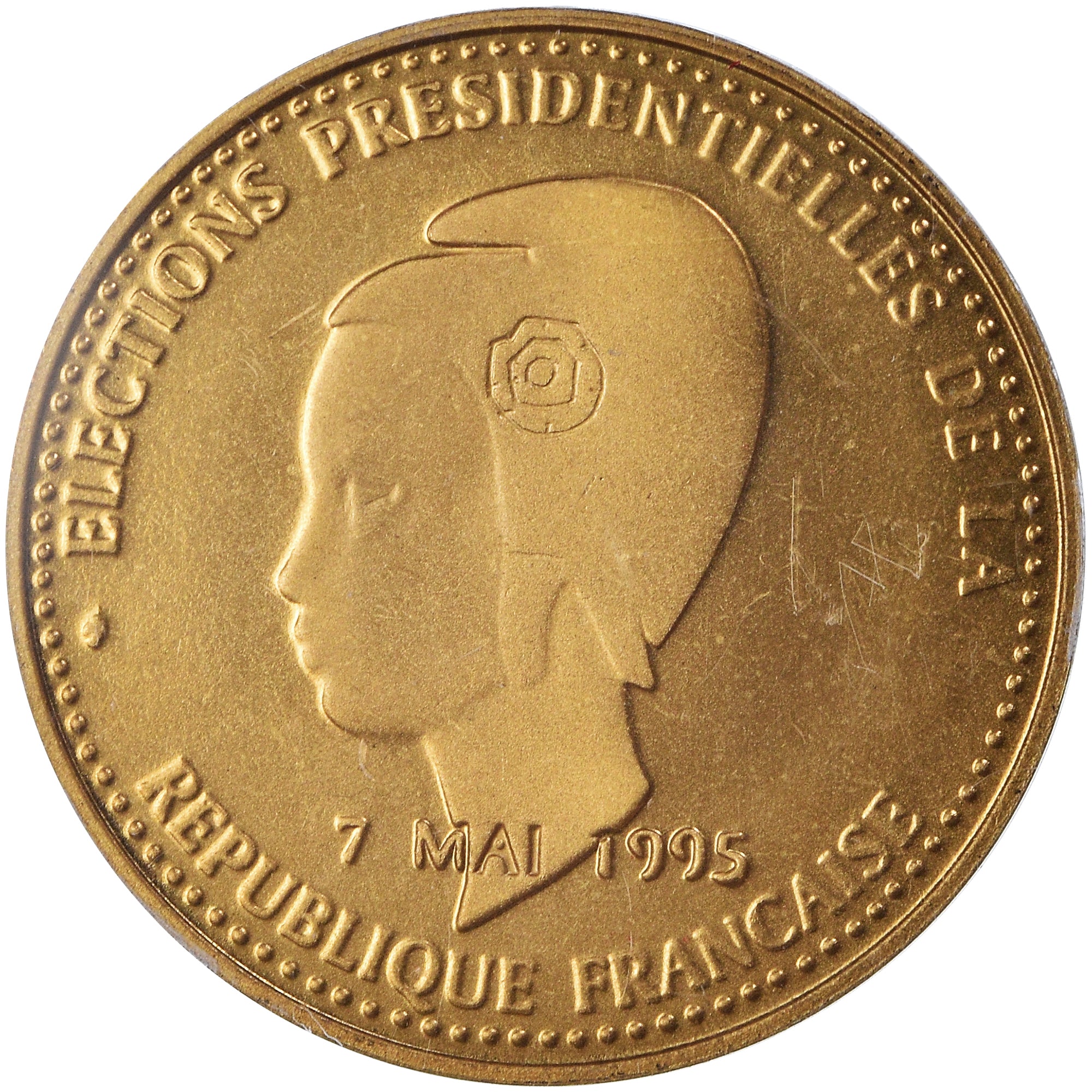 France, Medal, Jacques Chirac, Elections Présidentielles, Politics, 1995