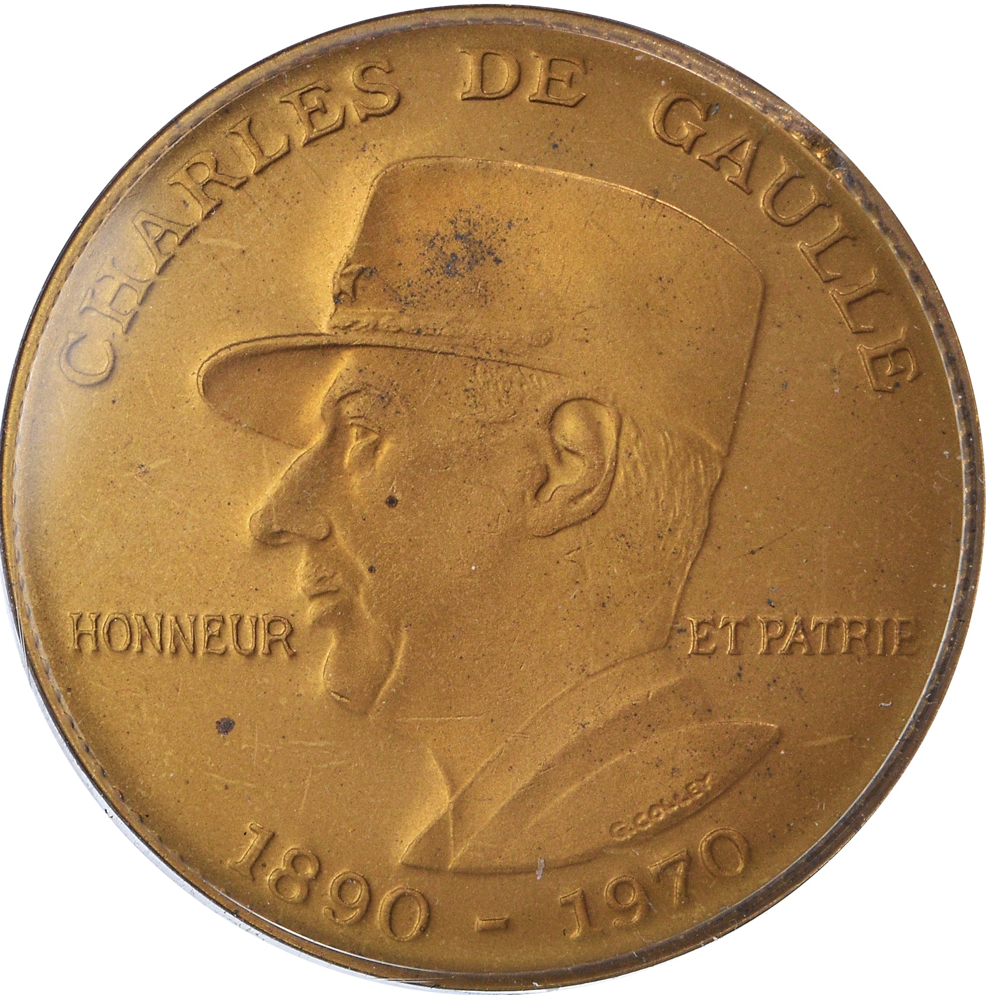 France, Médaille, Cinquantenaire de La Libération, De Gaulle, Politics, 1994