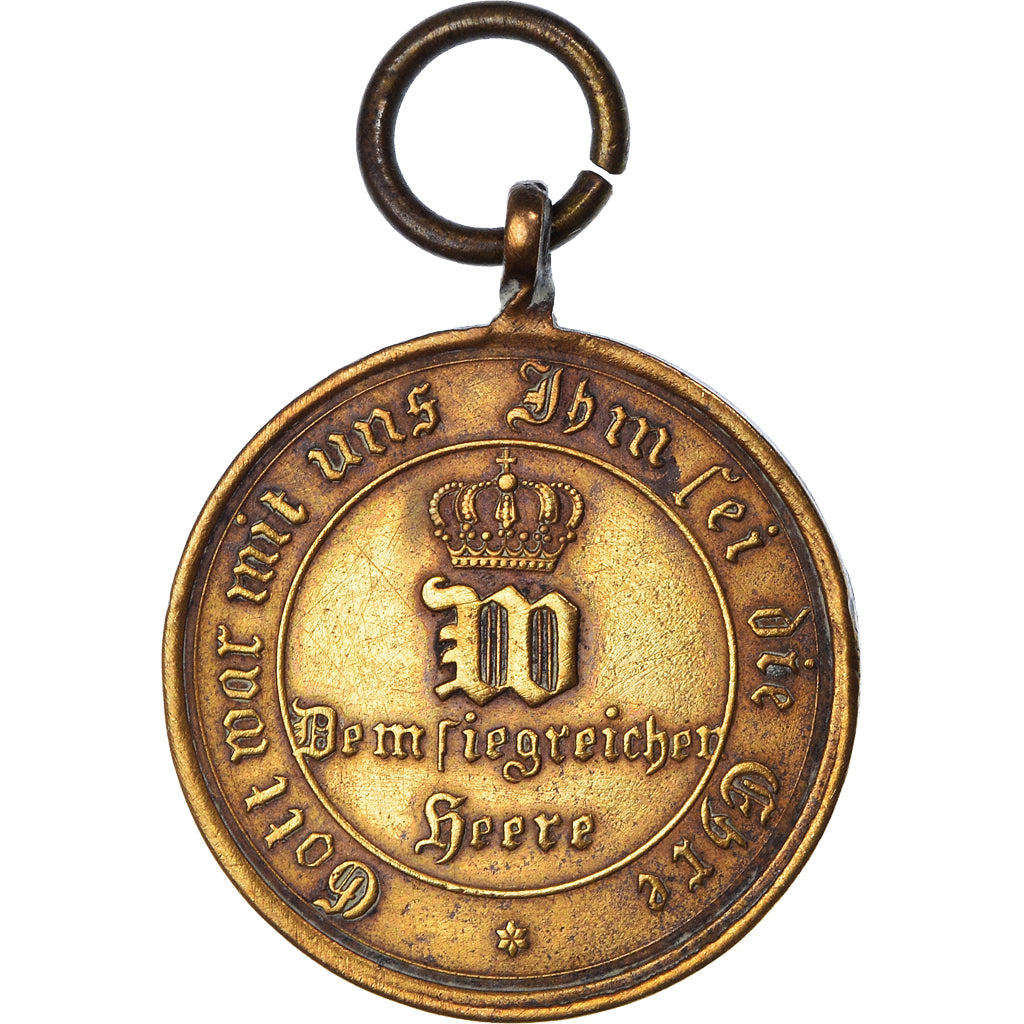 Alemanha, Preußen Tragbare Medaille, Kriegserinnerung, Medal, 1870-1871