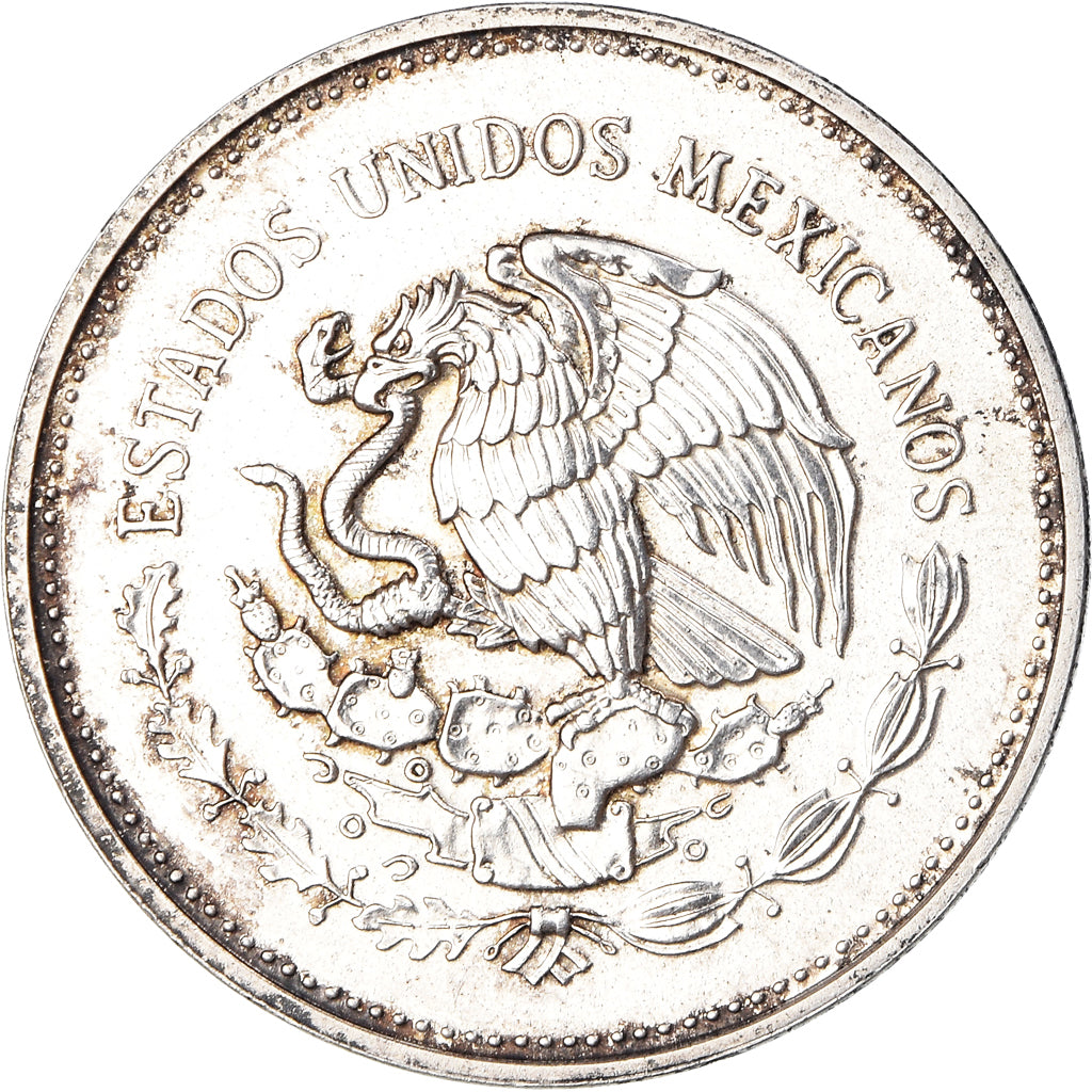 Moneta, Messico, 100 Pesos, 1985, Mexico City, SPL, Argento, KM:499