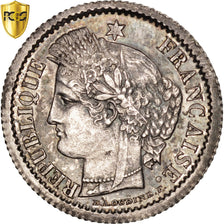 Monnaie, France, Cérès, 20 Centimes, 1889, Paris, PCGS, PR63CAM, SPL, Argent