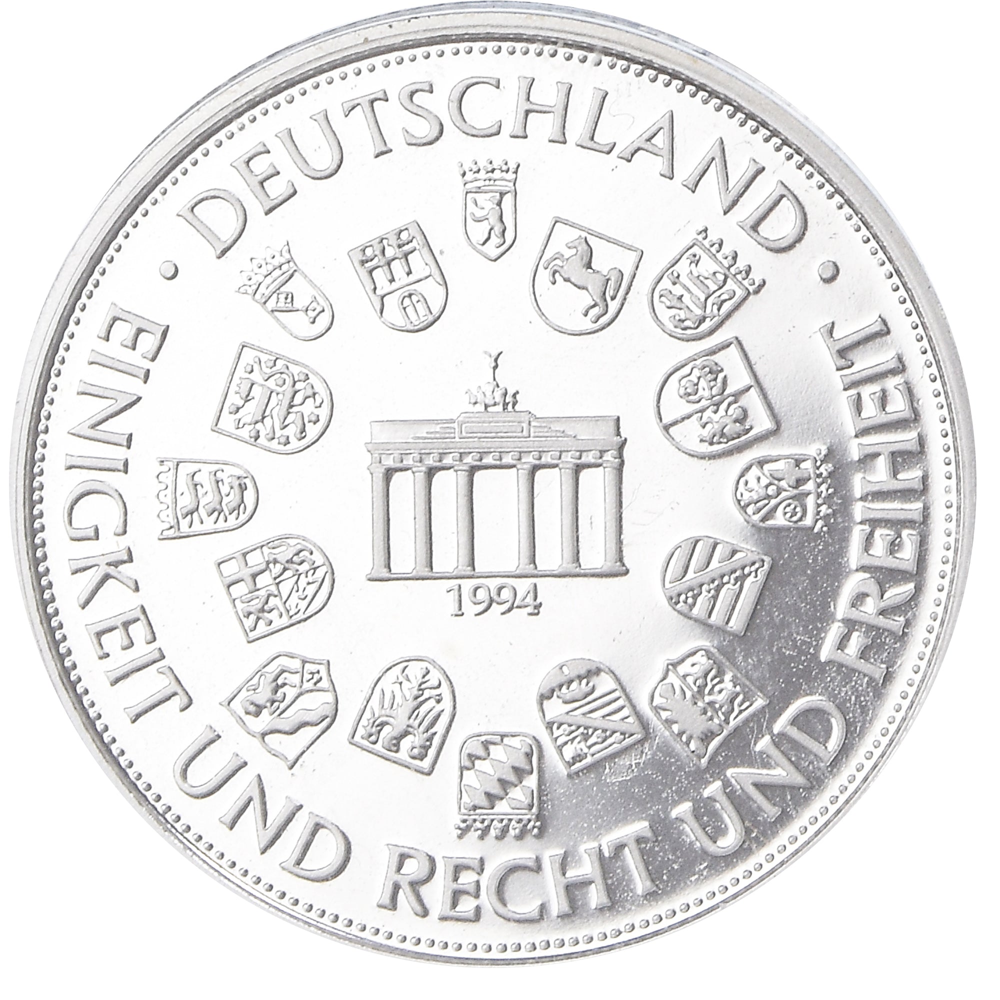 Germany, Medal, Brandenburger Tor, 1989, Proof, MS(65-70), Silver