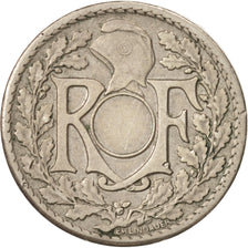 Moneta, Francja, Lindauer, 10 Centimes, 1923, EF(40-45), Miedź-Nikiel, KM:866a