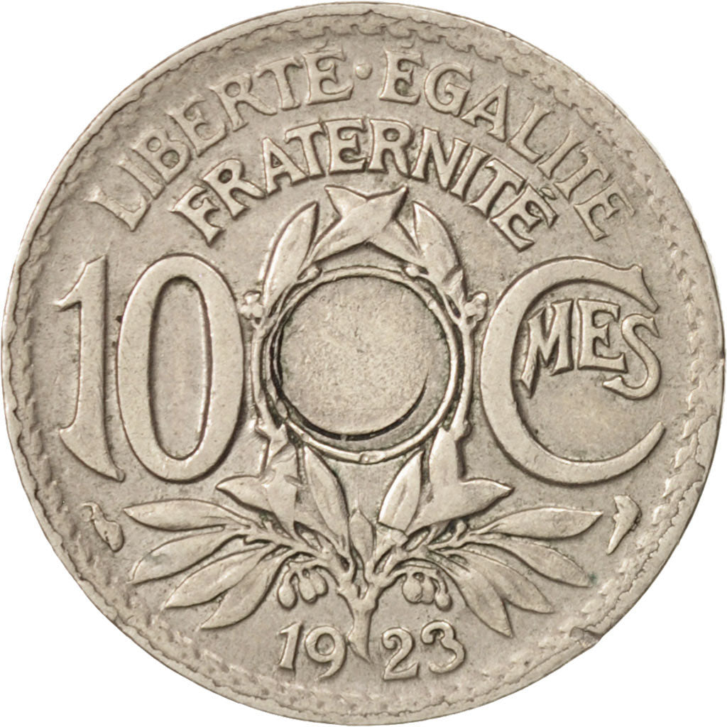 Monnaie, France, Lindauer, 10 Centimes, 1923, TTB, Copper-nickel, KM:866a