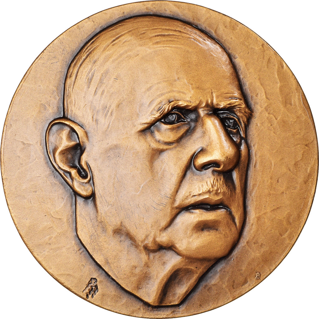 Francia, medaglia, Charles De Gaulle, Politics, SPL, Bronzo