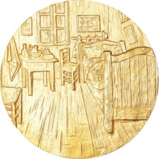 Frankreich, Medaille, Peinture, Van Gogh, La Chambre à Coucher, Arts & Culture