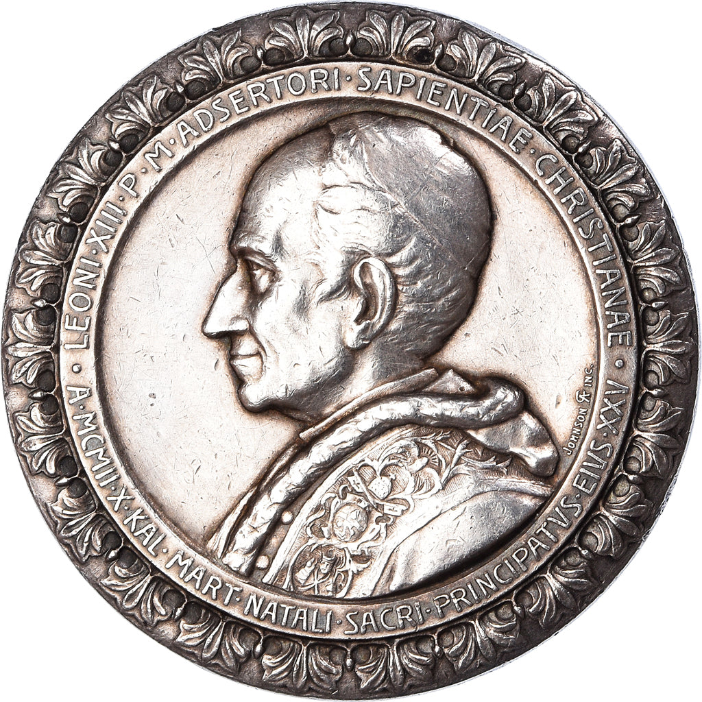 CITTÀ DEL VATICANO, medaglia, Le Pape Léon XIII, Religions., Johnson, BB+