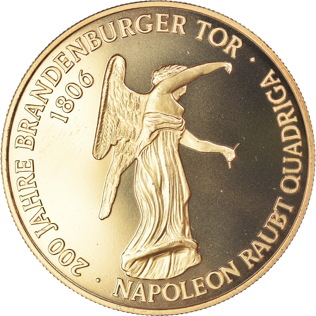 Germania, medaglia, 200 Jahre Brandenburger Tor, Napoléon Raubt Quadriga