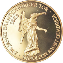 Germania, medaglia, 200 Jahre Brandenburger Tor, Napoléon Raubt Quadriga