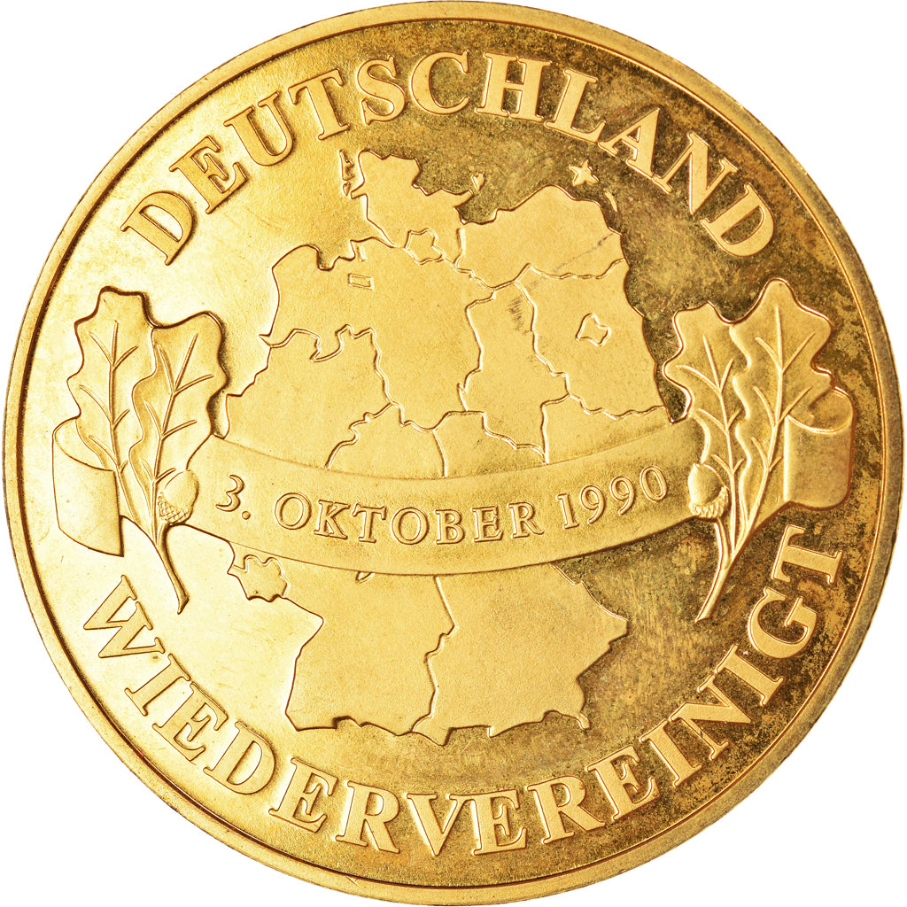Germany, Medal, Deutschland Wiedervereinigt, History, 1990, MS(63)