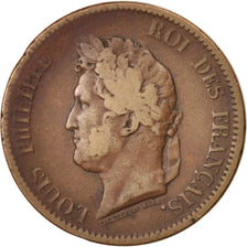 Coin, FRENCH COLONIES, Louis - Philippe, 5 Centimes, 1844, Paris, VF(30-35)