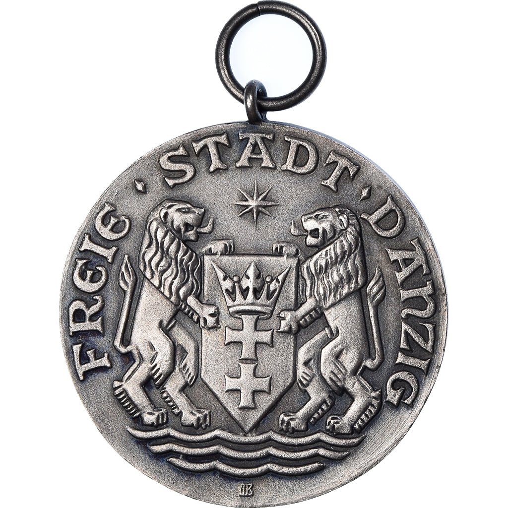 Alemania, medalla, Freie Stadt Dantzig, SC, Plata