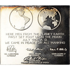 Estados Unidos da América, Medal, Maanlanding Plaquette, Apollo 11, Ciências e