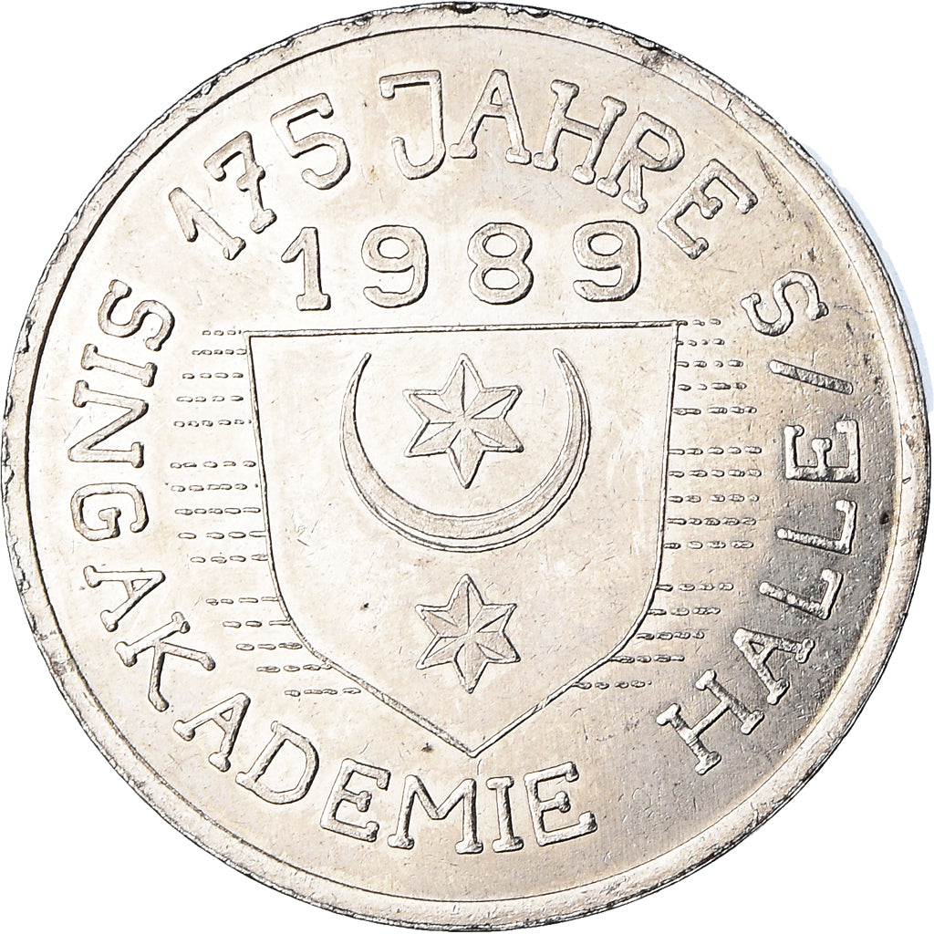Niemcy, Medal, Singakademie Halle, Robert Franz, Musique, 1989, AU(55-58)