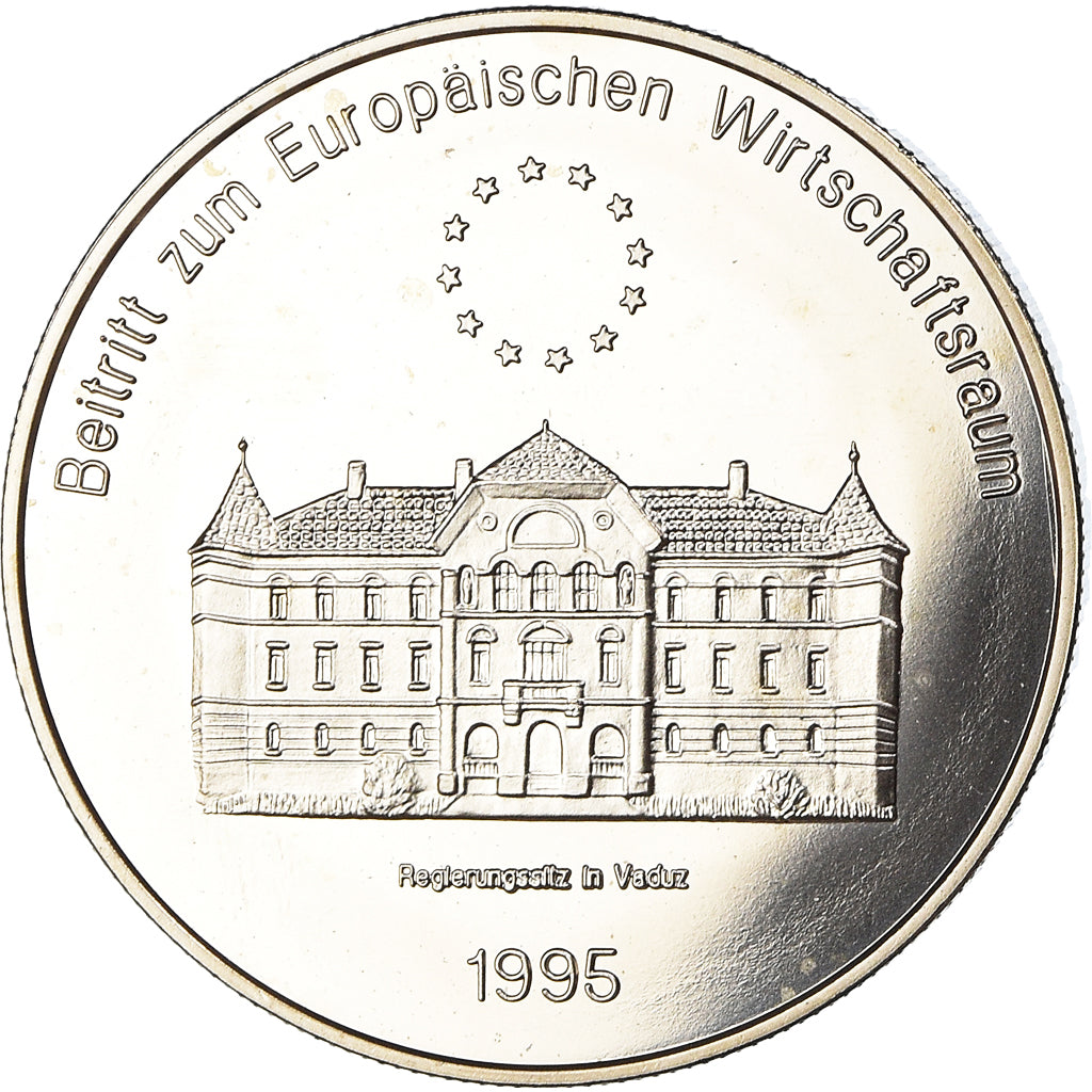 Liechtenstein, Jeton, 5 Ecu, 1995, FDC, Cupro-nickel