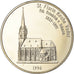 Liechtenstein, 5 Euro, 1996, St.Florin Kirche Vaduz, MS(65-70), Miedź-Nikiel