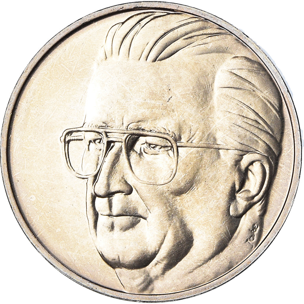 Belgium, 5 Euro, 1996, Albert II, MS(63), Copper-nickel