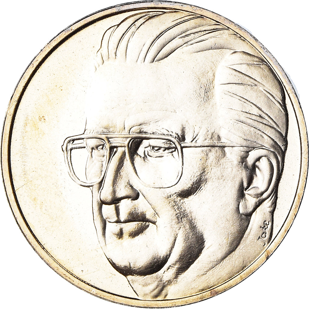 Belgium, 5 Euro, 1996, Albert II, MS(64), Copper-nickel