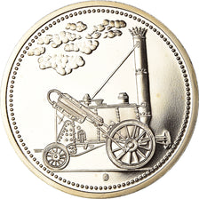 Suíça, Medal, Spanisch-Brötli-Bahn, Caminhos-de-ferro, 1998, MS(65-70), Cobre