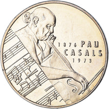 Espagne, 5 Ecu, Pau Casals, Musique, 1993, SPL+, Cupro-nickel