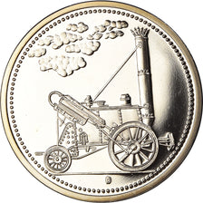 Schweiz, Medaille, Spanisch-Brötli-Bahn, Railway, 1998, STGL, Silver Plated
