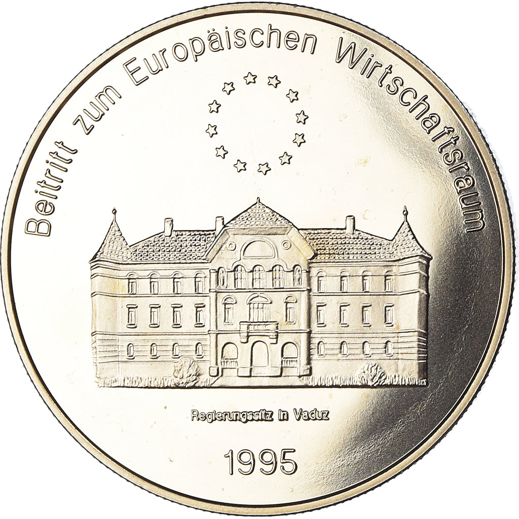 Liechtenstein, Token, 5 Ecu, 1995, STGL, Kupfer-Nickel