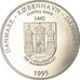 Danimarca, 5 Ecu, Kobenhaun, 550th Anniversary, 1995, FDC, Rame-nichel