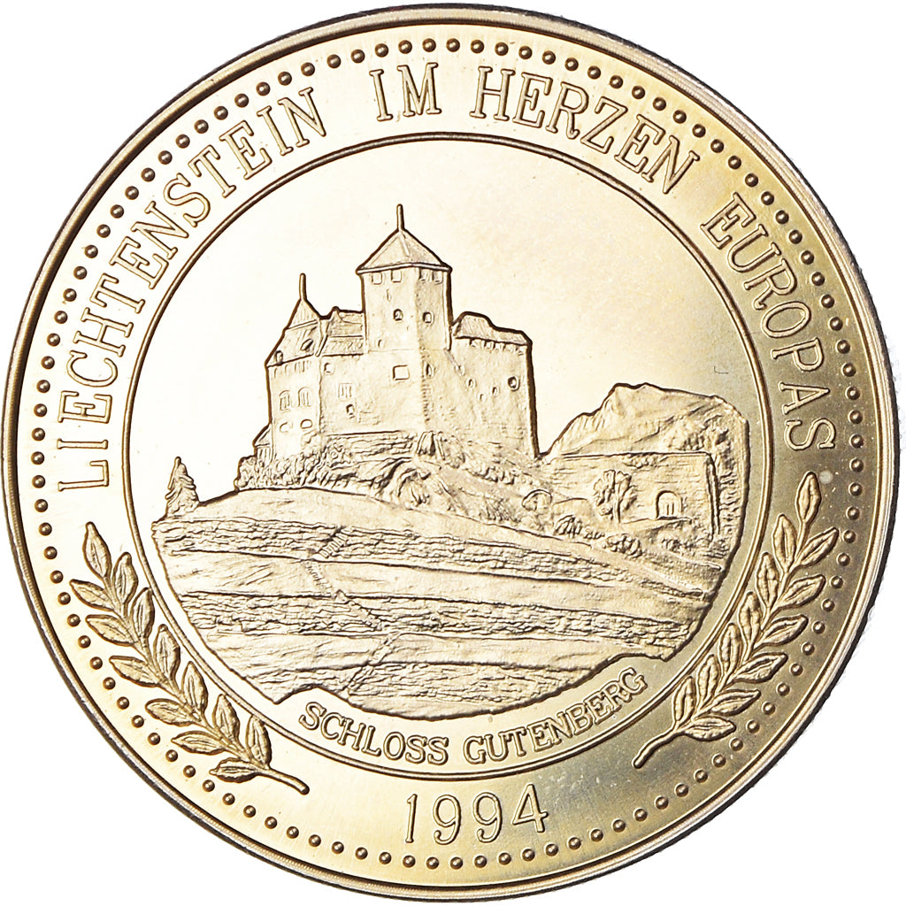 Liechtenstein, 5 Ecu, 1994, Schloss Gutenberg, MS(65-70), Copper-nickel