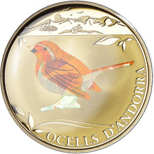 Moeda, Andorra, Ocells, Diner, 2012, MS(64), Cobre-níquel