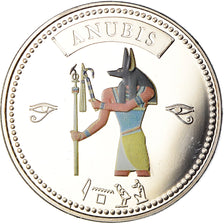Egipto, medalla, Trésors d'Egypte, Anubis, History, FDC, Cobre - níquel