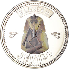 Egypt, Medal, Trésors d'Egypte, Ramsès II, History, MS(65-70), Copper-nickel