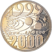 France, Medal, Europa, Passage à l'An 2000, 2000, MS(65-70), Copper-nickel